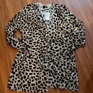 NWT torrid cheetah print boyfriend cardigan